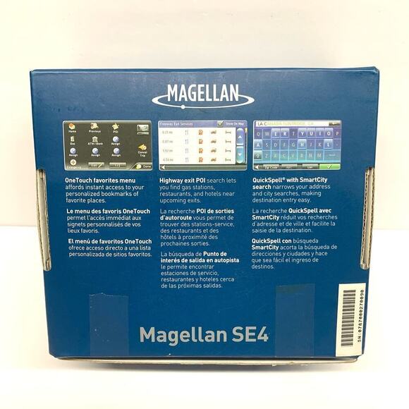 Magellan RoadMate SE4 Automotive GPS Tested Works Maps of US Hawaii Puerto Rico - Picture 9 of 13